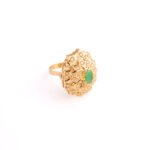 Bague Rozale Emerald & Lapis Lazuli 18k Gold Ring