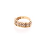 Gold Bead Ring 18K