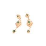 Earrings Beldi Émeraude Royale