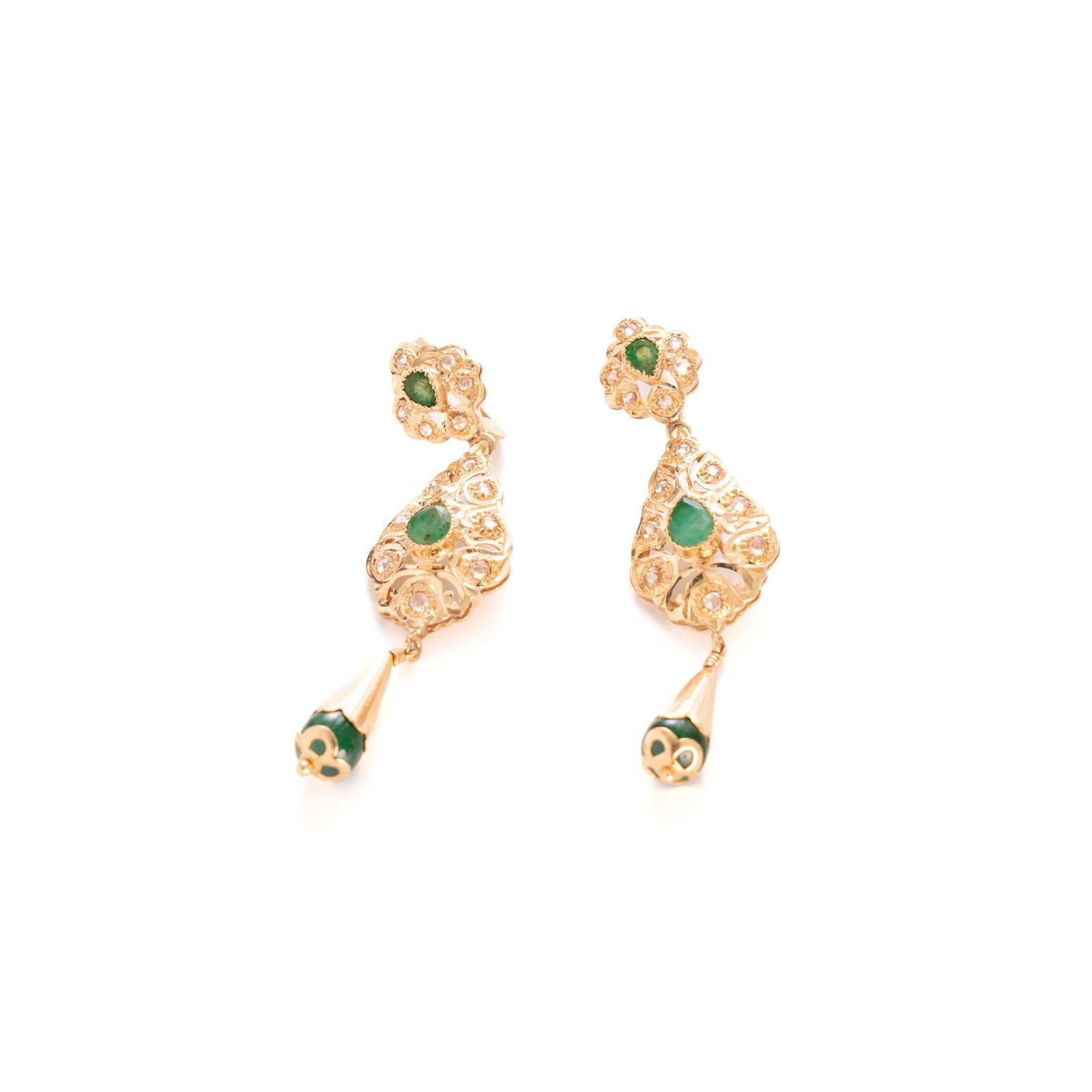 DSC03302 Earrings Beldi Émeraude Royale - Image 1