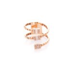 Bague Infinity Étoile Rose Gold Ring