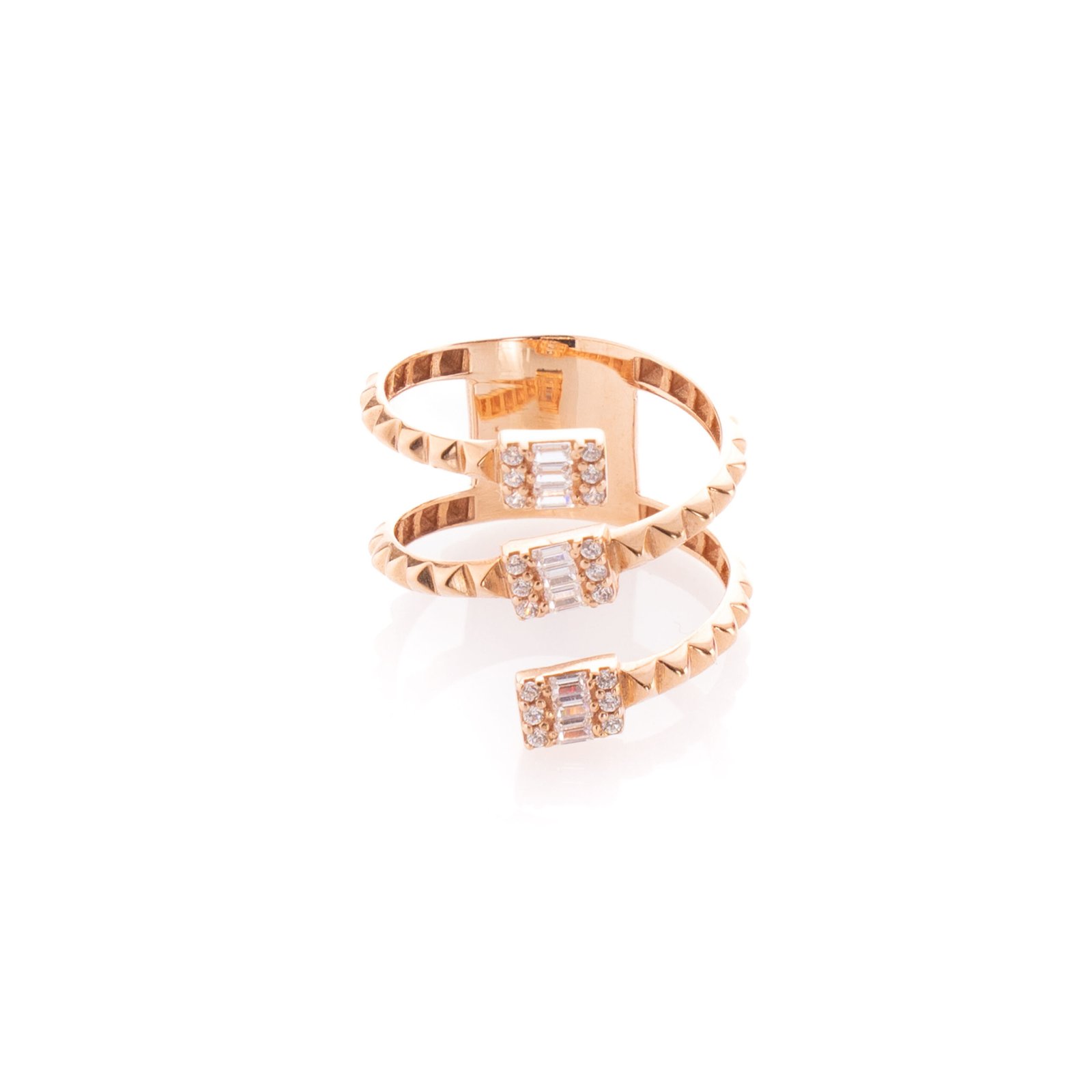 DSC03441 Bague Infinity Étoile Rose Gold Ring - Image 1