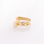 Alliance Paperclip Yellow Gold Wedding Ring