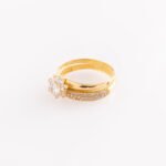 Alliance Courbe Signature Yellow Gold Wedding Ring