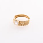 Alliance Maille Prestige Yellow Gold Wedding Ring