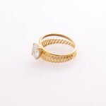 Alliance Ciselée Élégance Yellow Gold Wedding Ring