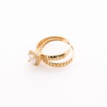 Alliance Gradins Élégance Yellow Gold Wedding Ring