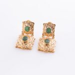 Luxe Émeraude Drop Earrings