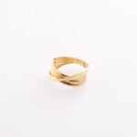 Multi-Lines Entrelacées Yellow Gold Ring