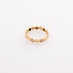 Alliance Nid d’Abeille Signature Yellow Gold Ring