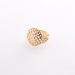 Bague Relief 3D Luxe Yellow Gold Ring